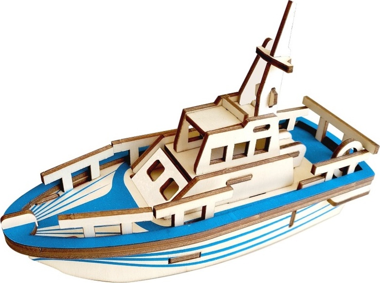 Woodcraft Dřevěné 3D puzzle Loď