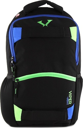Sportovní batoh Target, modro-zelený zip