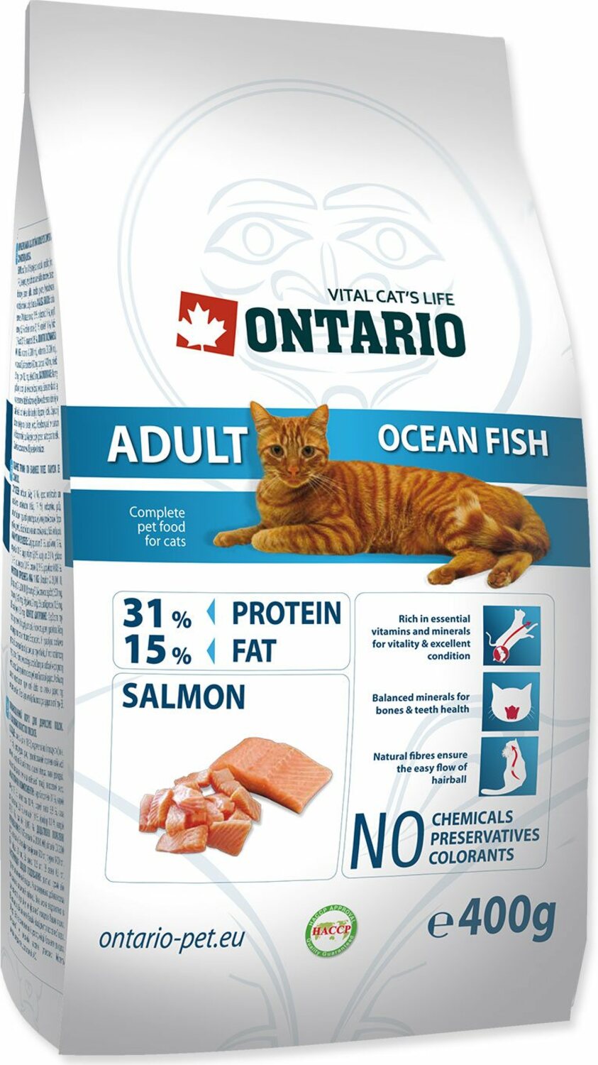 Krmivo Ontario Adult Ocean Fish 0,4kg