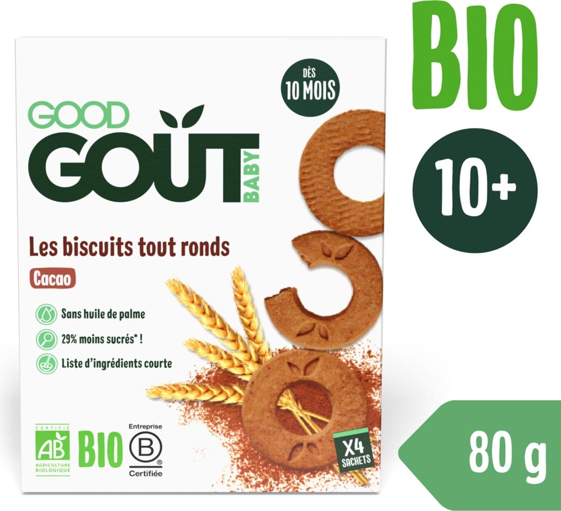 Good Gout BIO Kakaová kolečka (80 g)