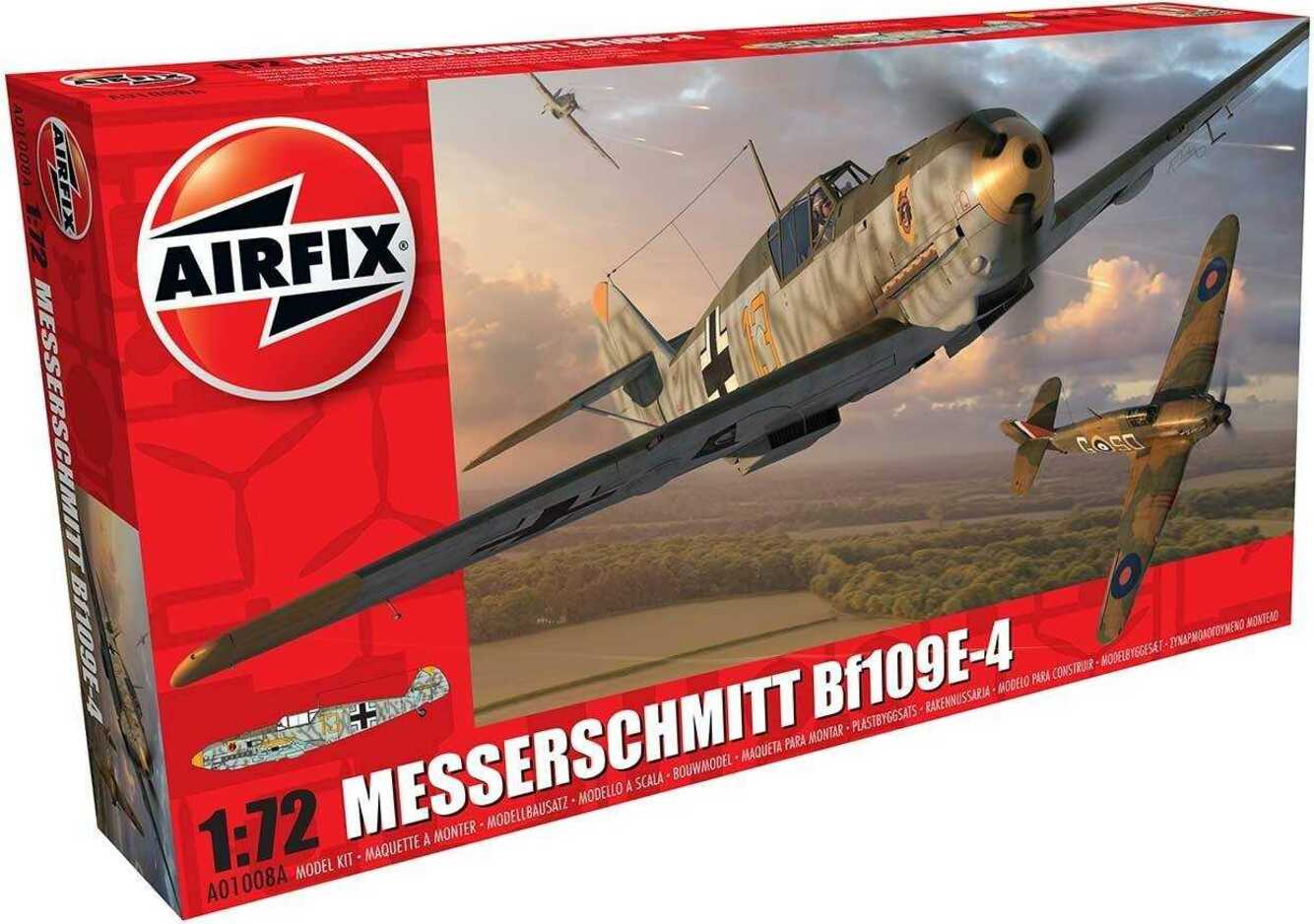 Classic Kit letadlo A01008A - Messerschmitt Bf109-4 (1:72)