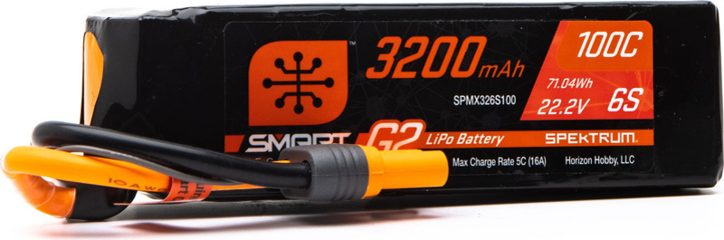 Spektrum Smart G2 LiPo 22.2V 3200mAh 100C IC5