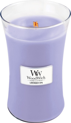WoodWick Levandulová koupel, Svíčka oválná váza 609.5 g