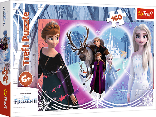 Trefl Puzzle 160 dílků - Šťastné chvíle / Disney Frozen 2