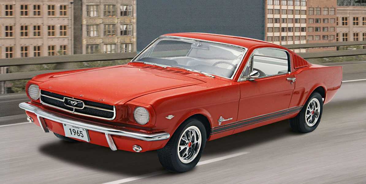 Plastic modelky auto 07065 - 1965 Ford Mustang 2 + 2 Fastback (1:25)