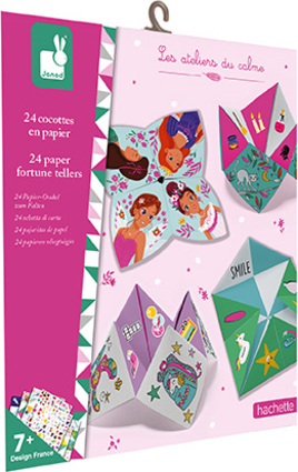 Janod Atelier Origami papírové skládačky Nebe peklo ráj Mini 7+