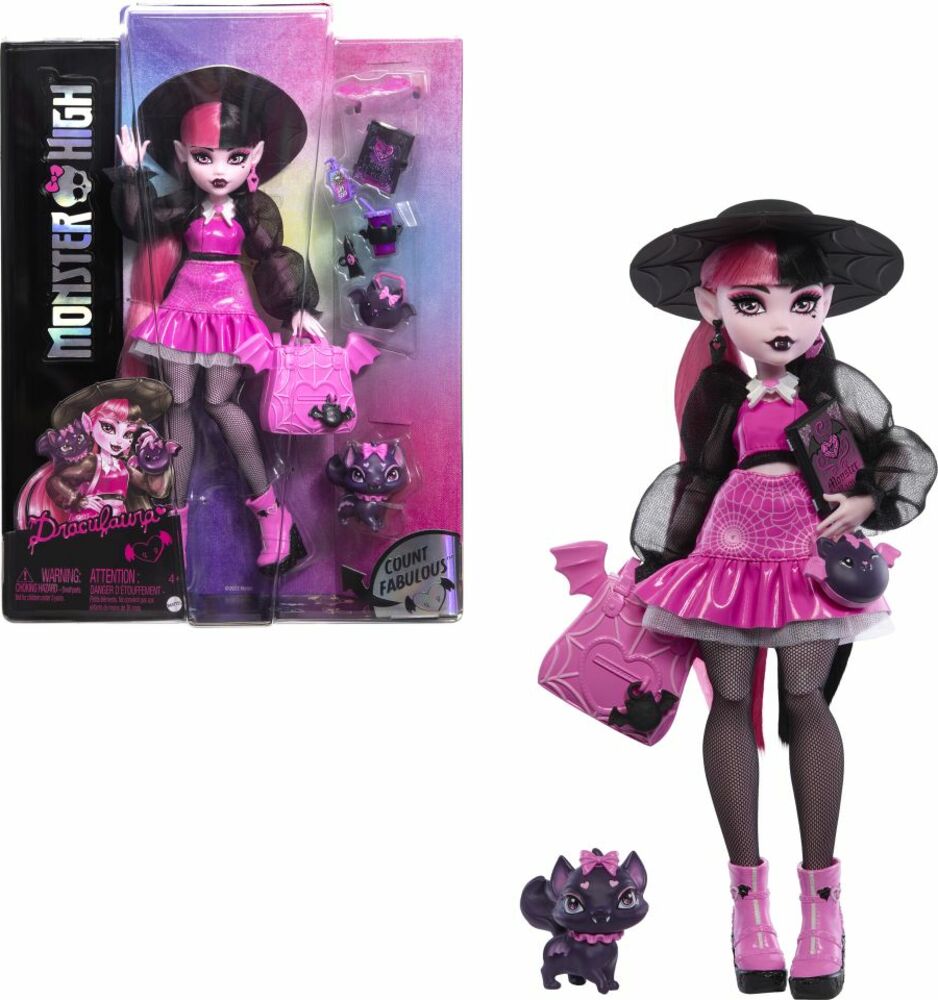 Mattel Monster High Příšerka monsterka - draculaura