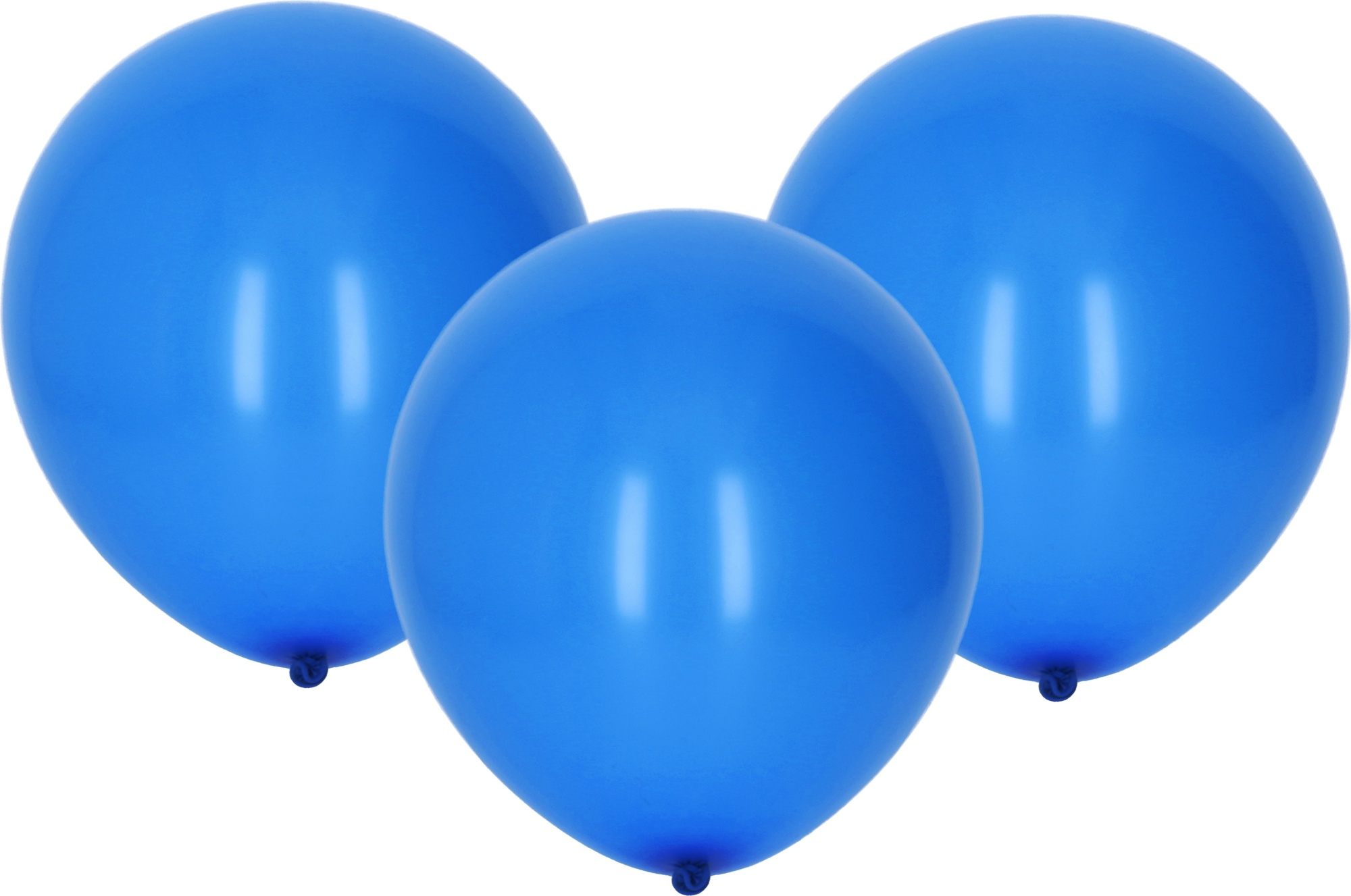 Balónek nafukovací 30cm - sada 10ks, modrý
