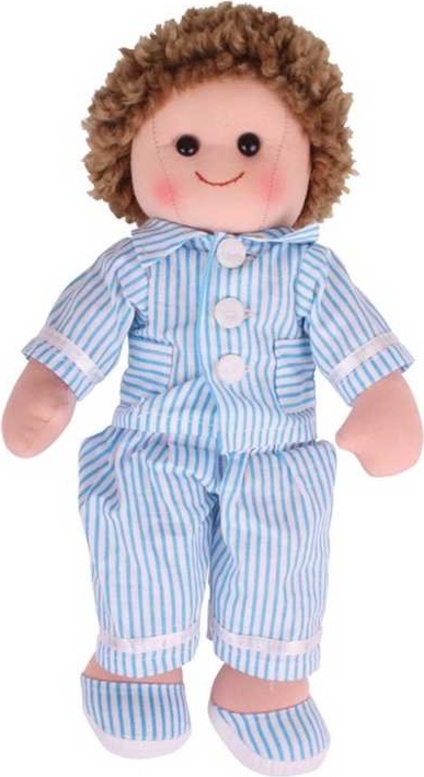 Bigjigs Toys Látková panenka Arthur 34 cm