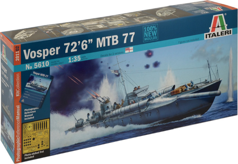 Model Kit loď PRM edice 5610 - VOSPER 72''6 'MTB 77 (1:35)