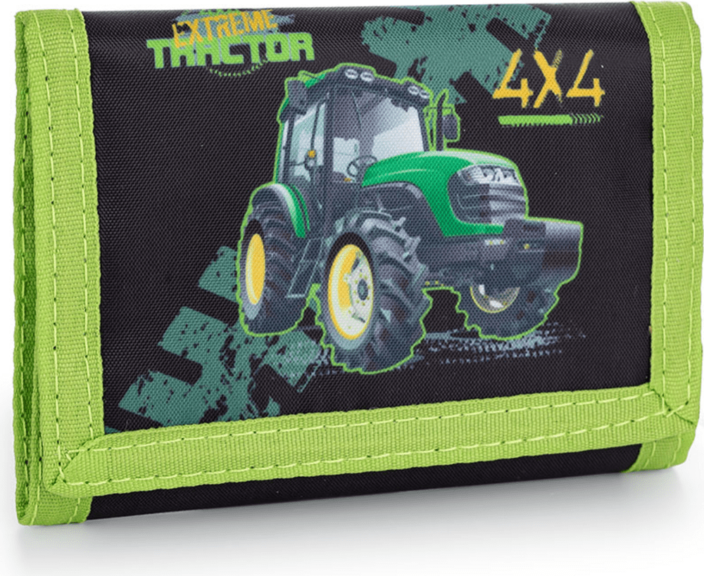 Dětská textilní peněženka traktor
