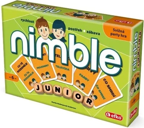 Nimble Junior - postřehová dětská párty hra se slovy