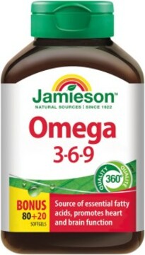 Jamieson Omega 3-6-9 100 kapslí