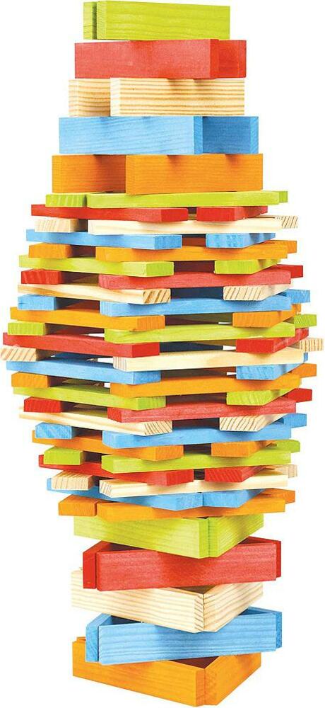 Jeujura Dřevěná stavebnice Técap Color 100 dílů
