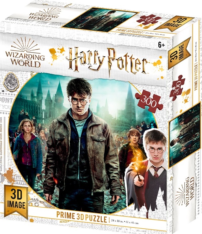 3D puzzle Harry Potter-Harry, Hermioneand Ron 300ks