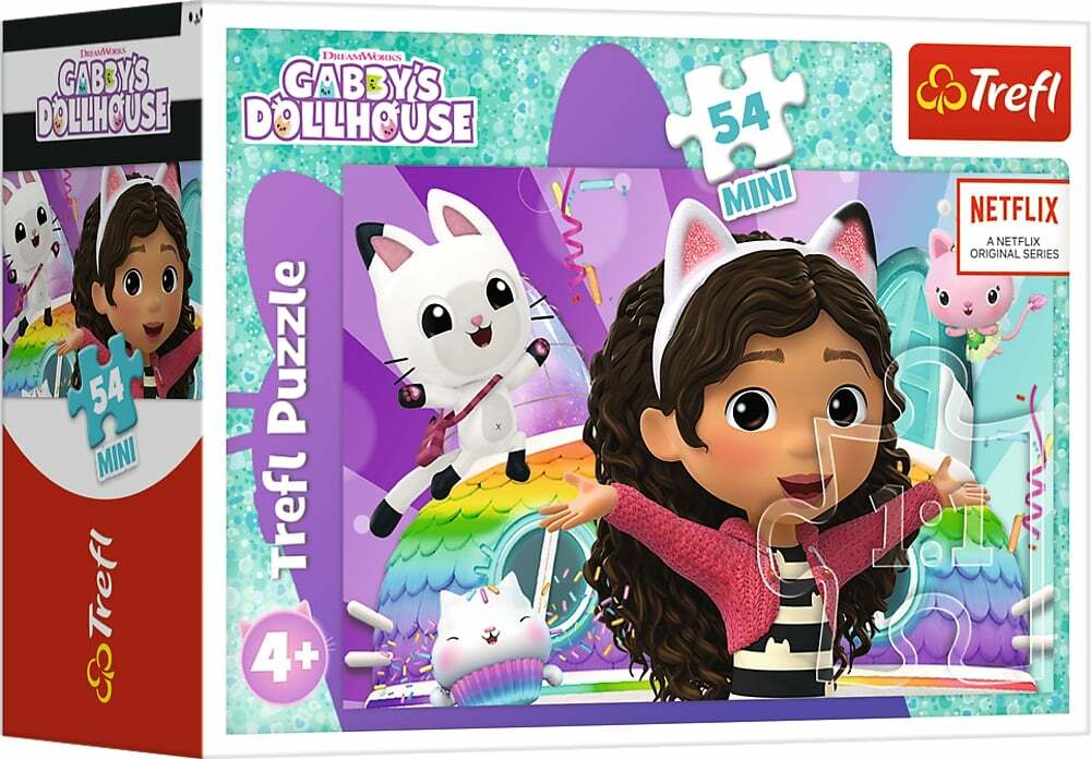 Trefl Puzzle 54 Mini - S Gabby je vždycky zábava / Universal Gabby's Dollhouse
