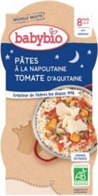 BABYBIO Večerní menu Neapolské těstoviny (2x 200 g)