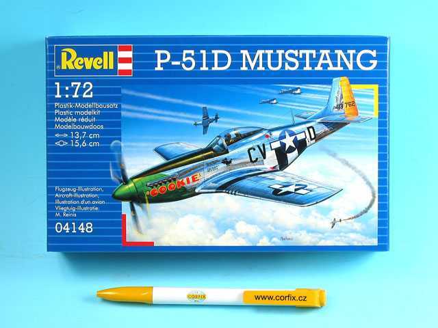 Plastic modelky letadlo 04148 - P-51D MUSTANG (1:72)