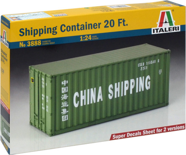 Model Kit kontejner 3888 - 20 'CONTAINER (1:24)