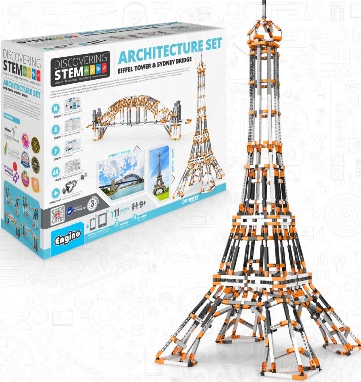 Engino STEM ARCHITEKTURA: Eiffelova věž a most Sydney