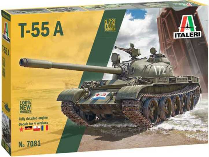 Model Kit tank 7081 - T-55 A (1:72)