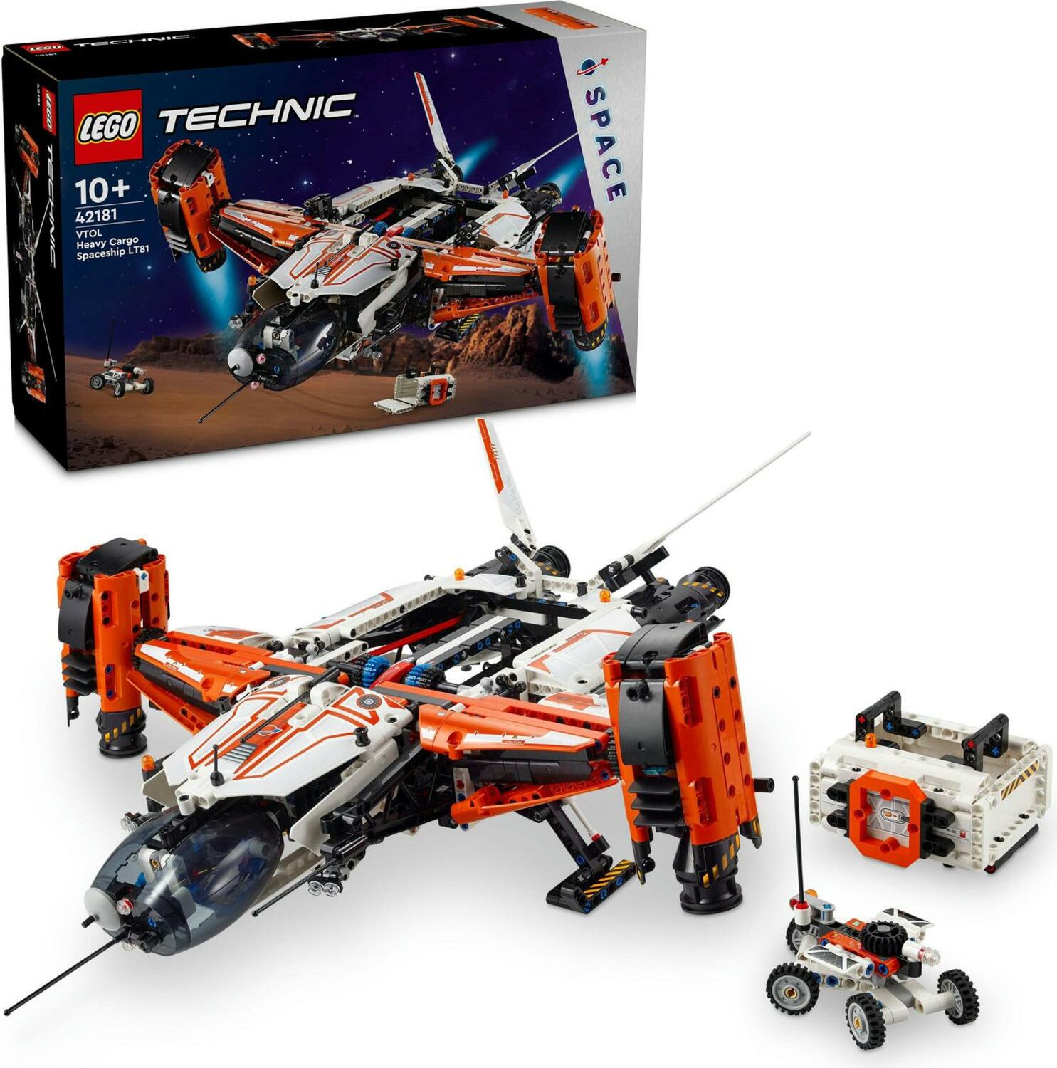 LEGO® Technic 42181 VTOL Vesmírná loď pro přepravu těžkého nákladu LT81