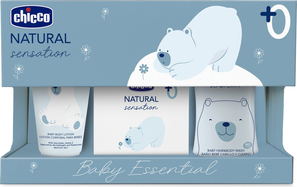 CHICCO Set dárkový kosmetický Natural Sensation - Baby Essential 0m+