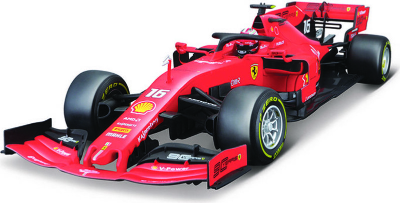 Autíčko 1:18 Bburago BB16807RA Ferrari Racing F1 2019 SF90 LeClercl 1 : 18 červené
