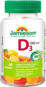 Jamieson Vitamin D3 1000 IU 60 pastilek