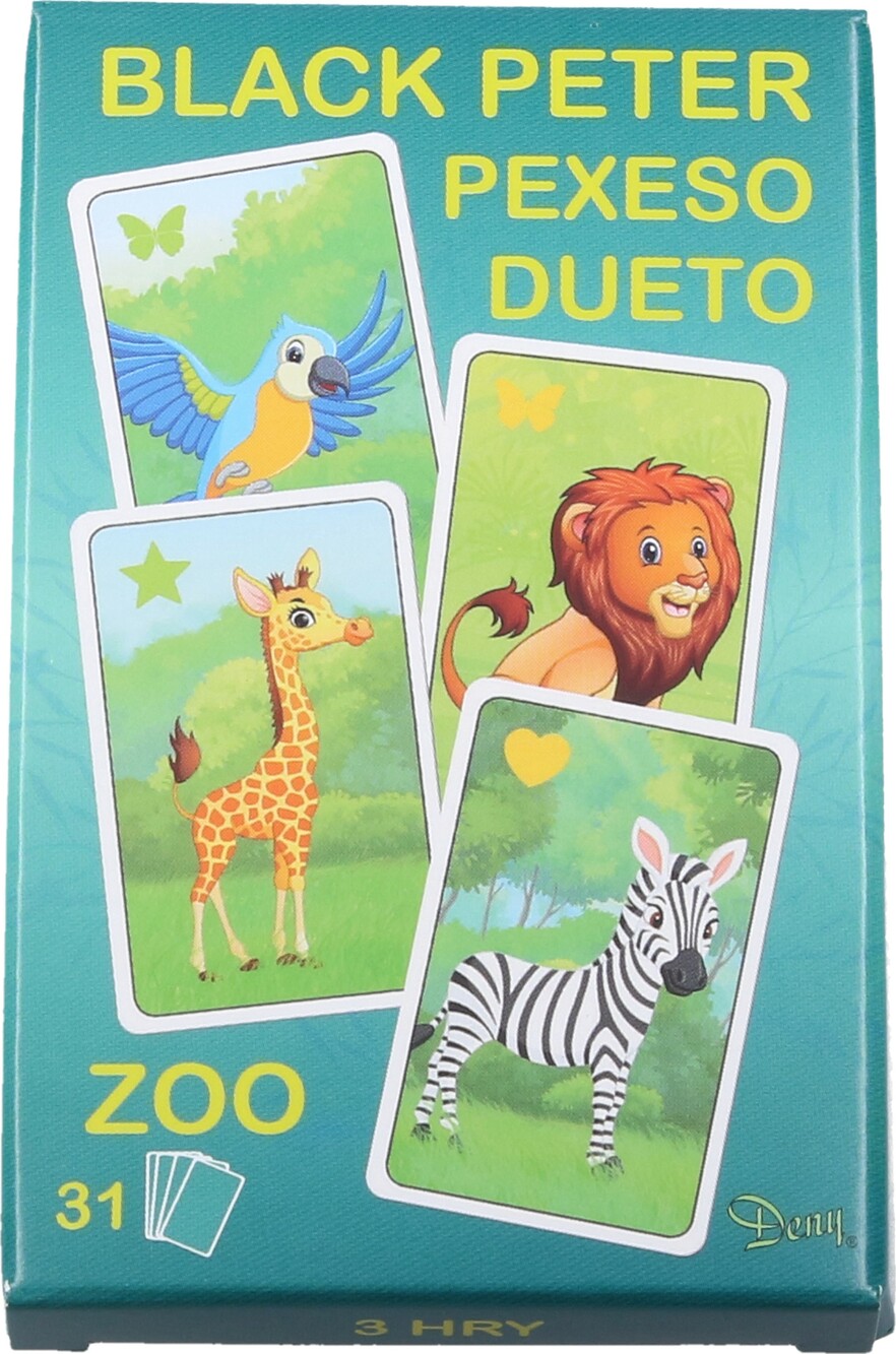 Fekete Péter állatkerti kártyák
