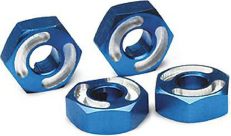 Traxxas náboj kola hliník modrý (4)