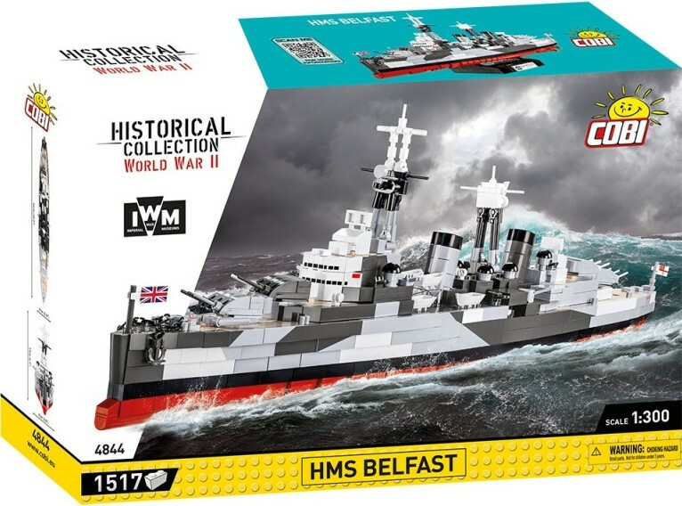 Cobi 4844 II WW HMS Belfast IWM, 1:300, 1515 k