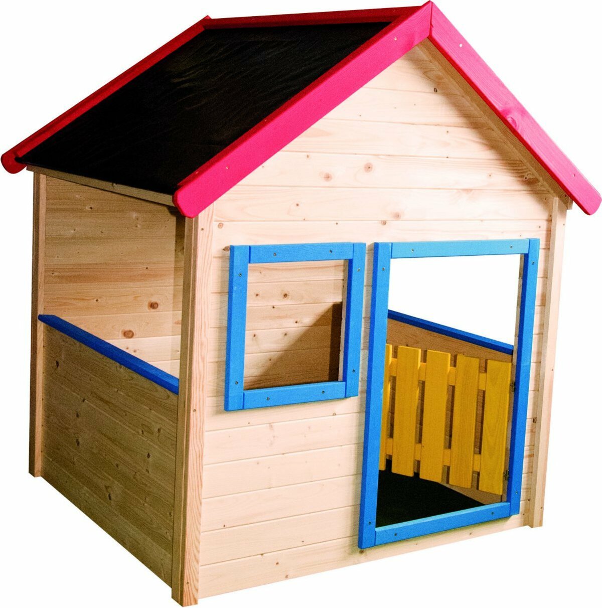 WOODY Dřevěný zahradní domek ERIK 10110 s barevným lemováním