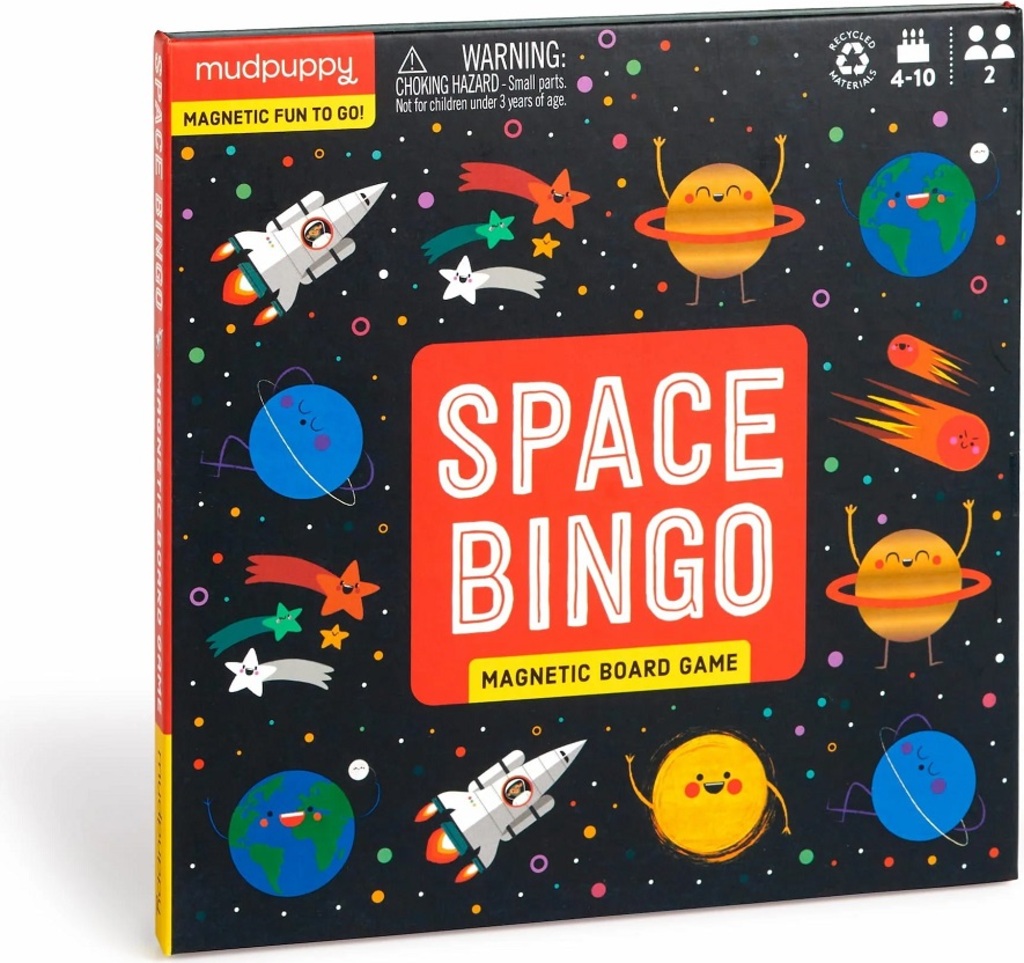 Mudpuppy Magnetická desková hra Vesmírné bingo