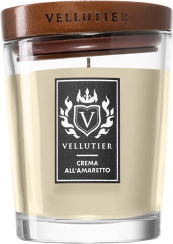 Vellutier Střední svíčka Crema All'Amaretto 225g