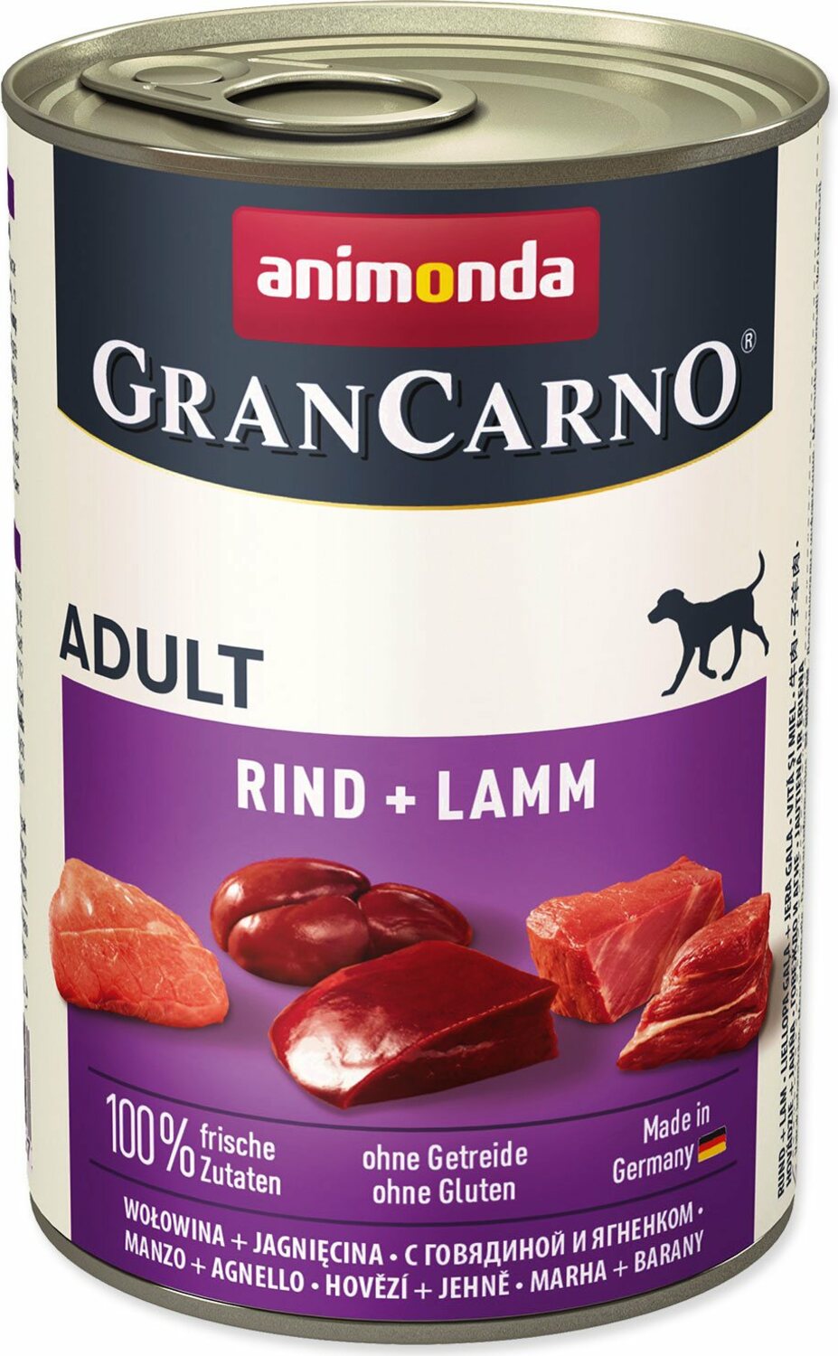 Konzerva Animonda Gran Carno Adult hovězí a jehně 400g