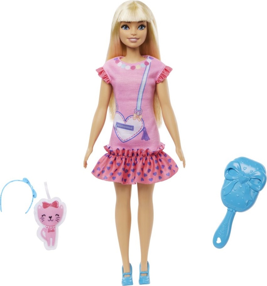 Barbie HLL18 Moje První Barbie Panenka – Blondýnka s kotětem