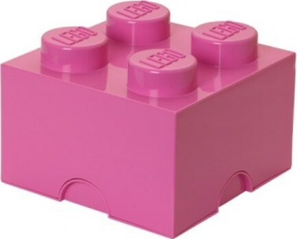 LEGO úložný box 4 - ružová
