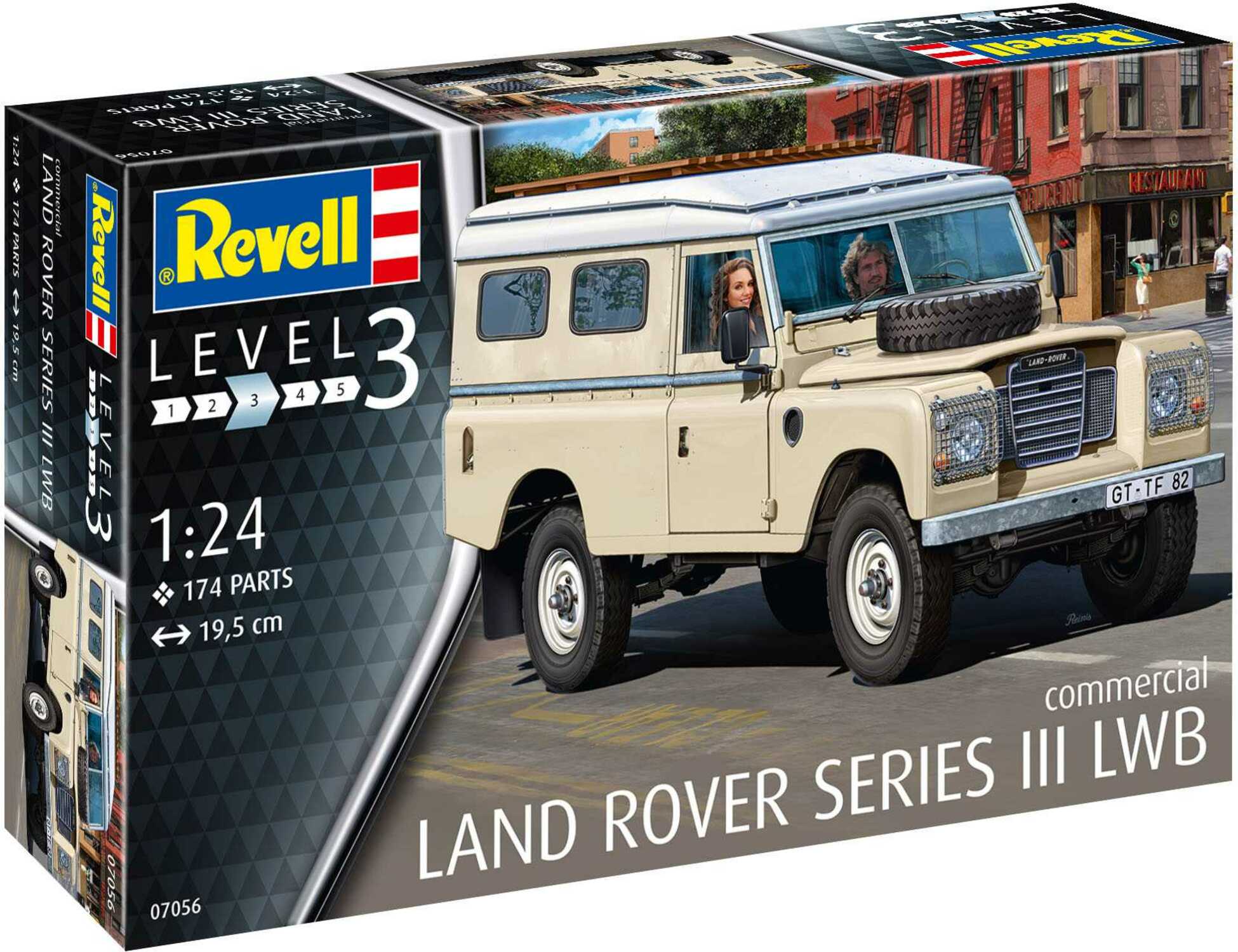 Plastic ModelKit auto 07056 - Land Rover řady III LWB (commercial) (1:24)