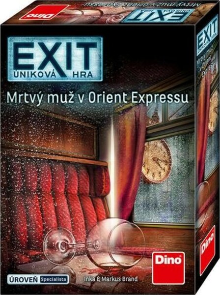 Dino Společenská úniková hra EXIT Mrtvý muž v Orient expresu
