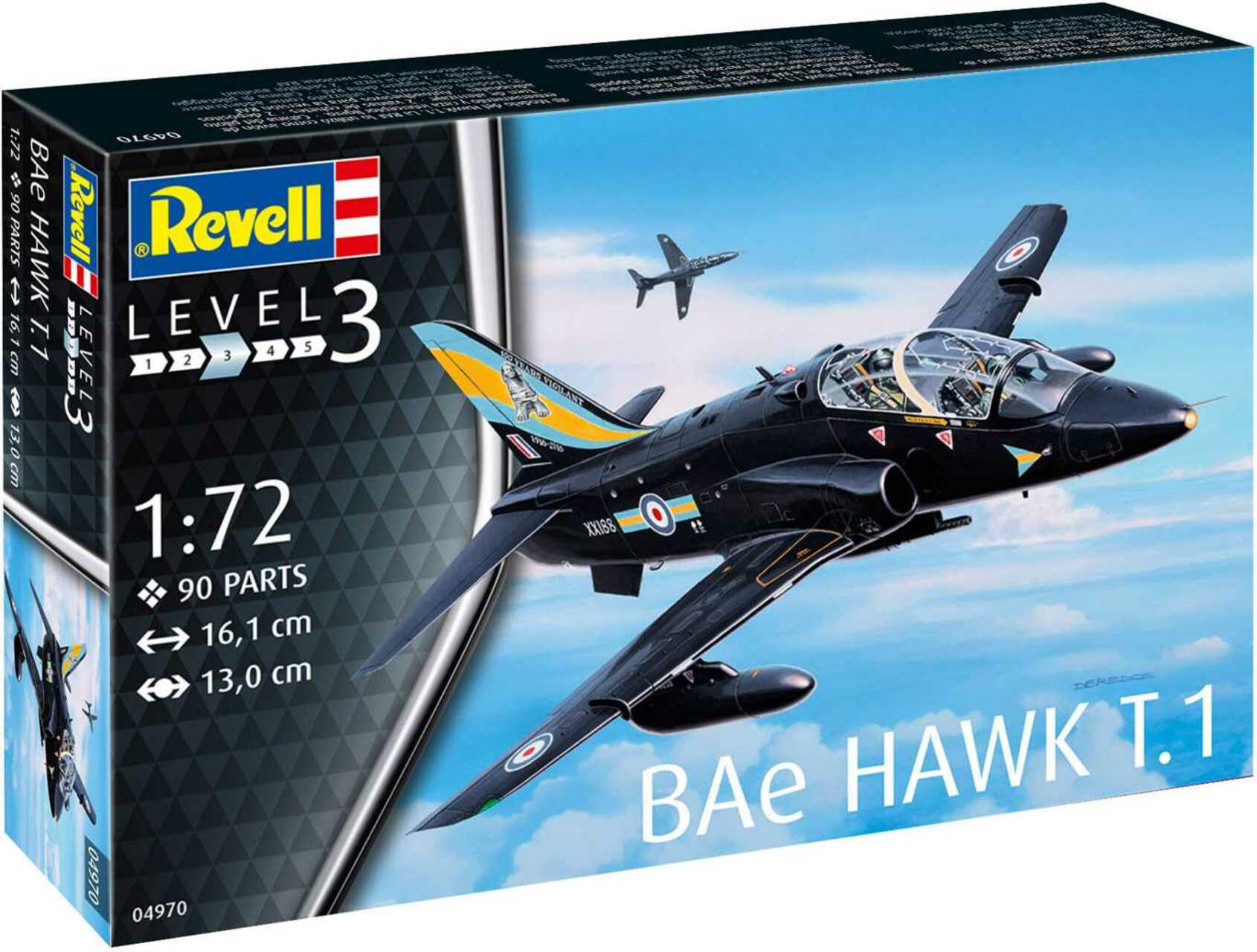 Plastic modelky letadlo 04970 - BAe Hawk T.1 (1:72)