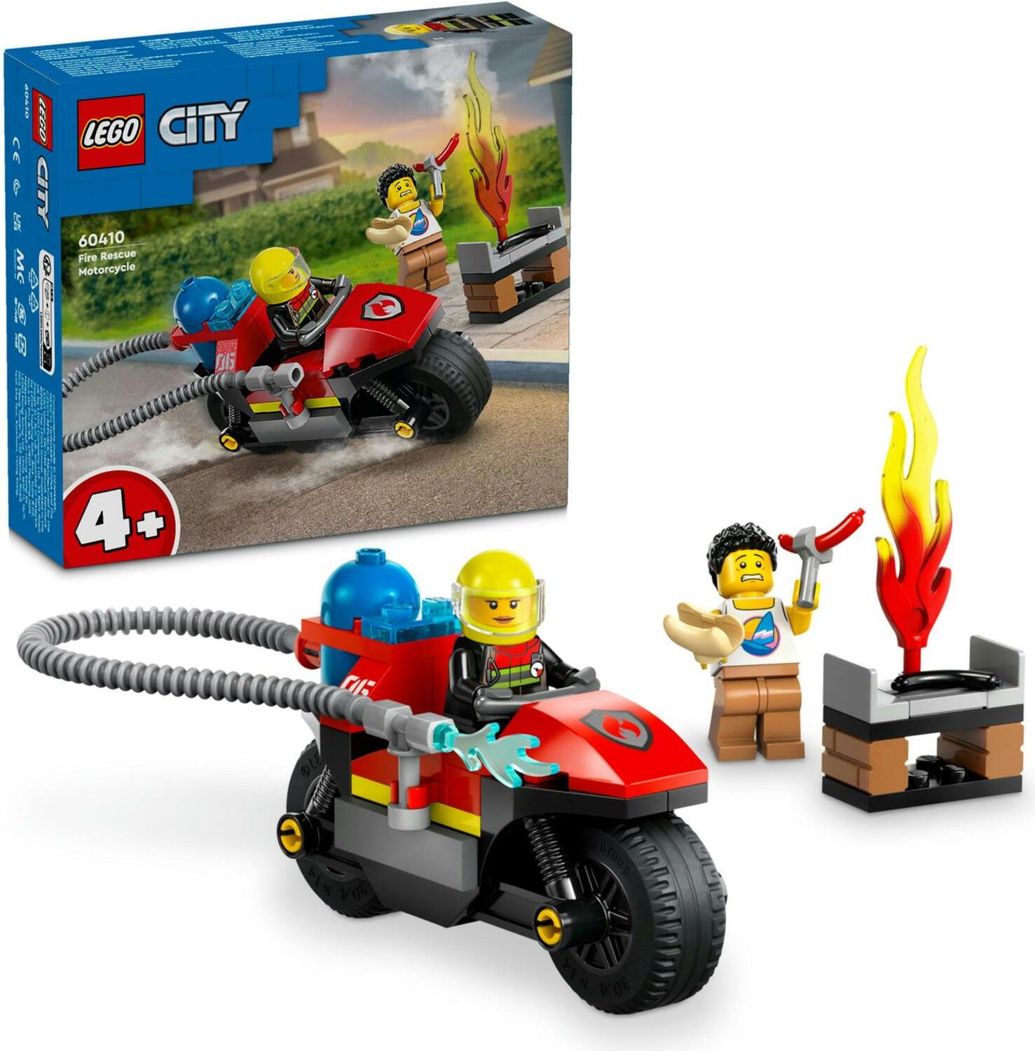 LEGO® City 60410 Hasičská záchranářská motorka