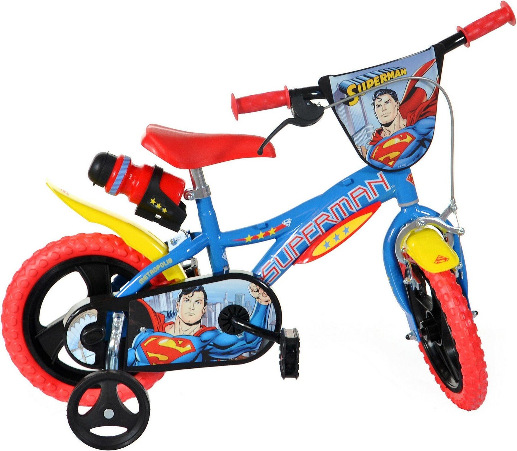 DINO Bikes - Detský bicykel 12" 612L-SM- Superman