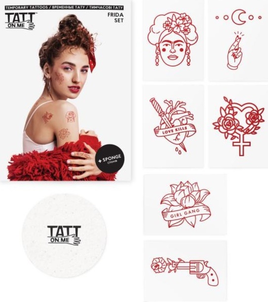 TATTonMe Tetovačky pro ženy Frida sada