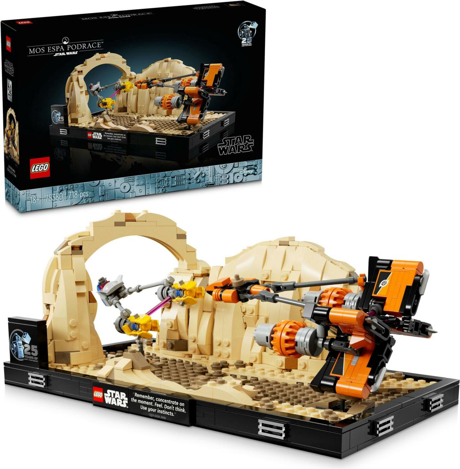 LEGO® Star Wars™ 75380 Závody kluzáků v Mos Espa – dioráma