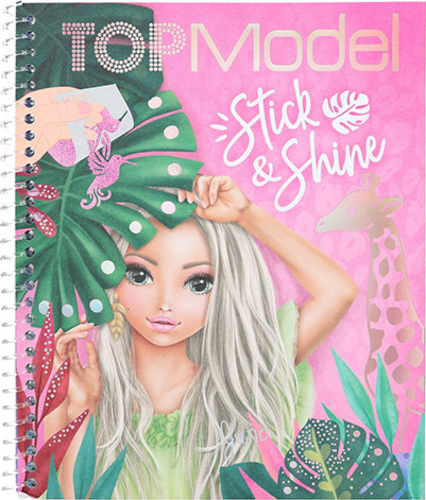 Stick & Shine Top Model, Blok a lesklé lepící fólie, June