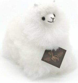 Plyšová hračka Alpaca MINI – IVORY 15 cm