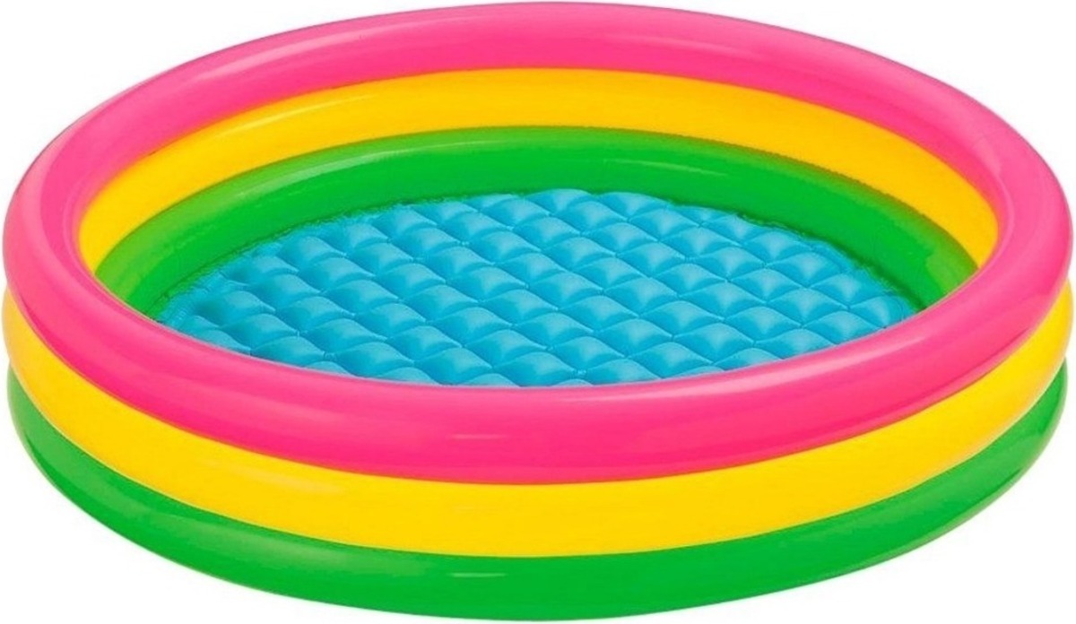 Intex nafukovací dětský bazének tříbarevný, 147x33 cm