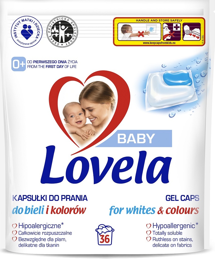 LOVELA Baby tobolky gelové na praní 36 ks