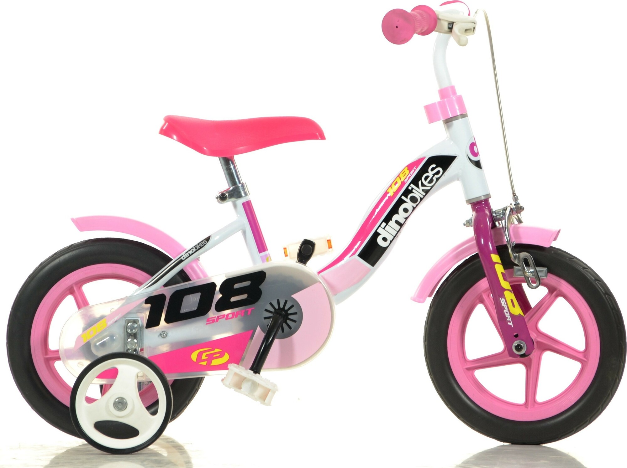 DINO Bikes - Detský bicykel 10" 108FLG s prednou brzdou - Girl 2017